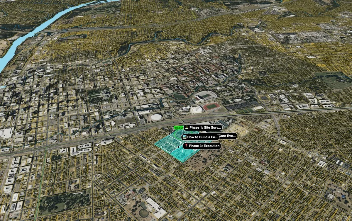 Real estate parcel visualization
